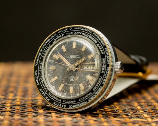 Soviet watch "Raketa" ,Mens watch ,Vintage Watch Ukraine watch ,Gold watch , Mechanical watch