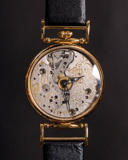Soviet watch "Molnija"- Dragon watch, Engraved watch, Personalized watch