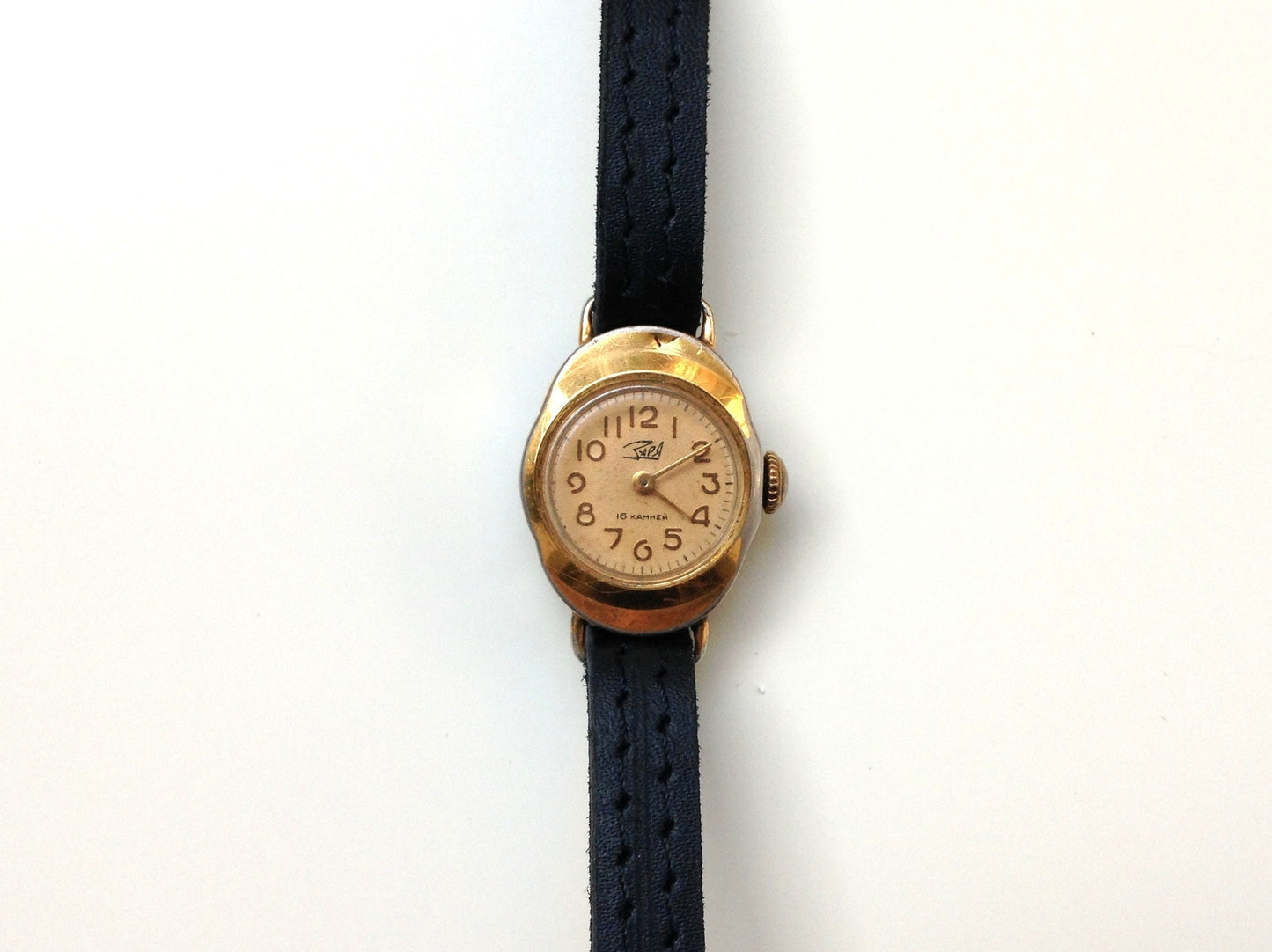 Soviet watch "Zaria"  ,Womens watch ,gold plated watchMechanical watch , working watch