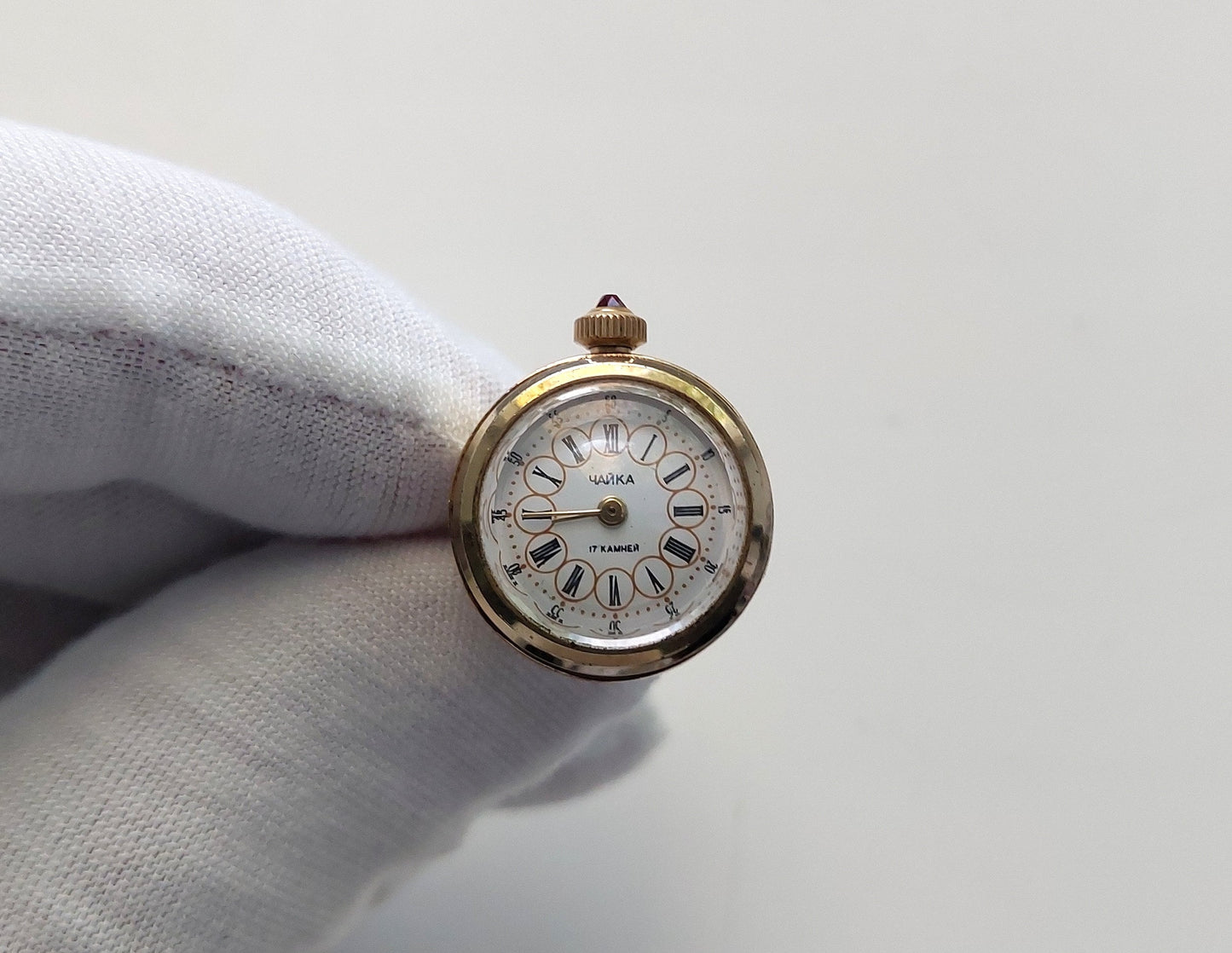 Rare Vintage Ring watch ,Soviet watch , Ukraine watch, Elegant watch ,gold plated watch, Vintage Watch ,Womens watch, Mechanical watch "Ch