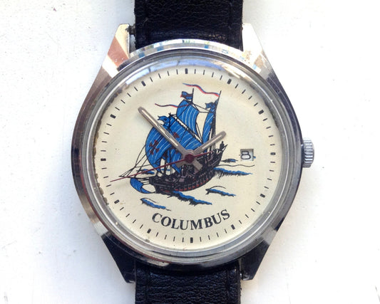 Rare Soviet watch "Columbus", Ukraine watch ,Vintage Watch , Columbus watch , Mens watch, Mechanical watch, men's watch , USSR watch