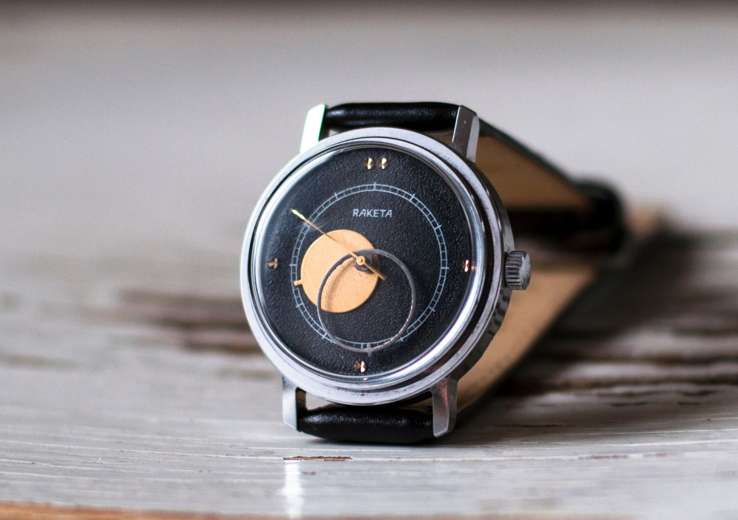 Rare watch, Soviet watch "Raketa", Ukraine watch ,Vintage Watch, Mens watch ,Mechanical watch, Moon Sun watch, boyfriends watch
