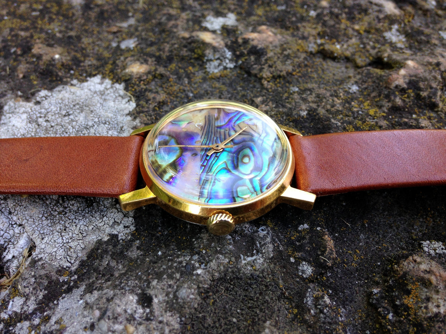 Pearl watch "Pobeda", Nacre watch , GEMSTONE Watch , Ukraine watch, Vintage Watch ,Mens watch