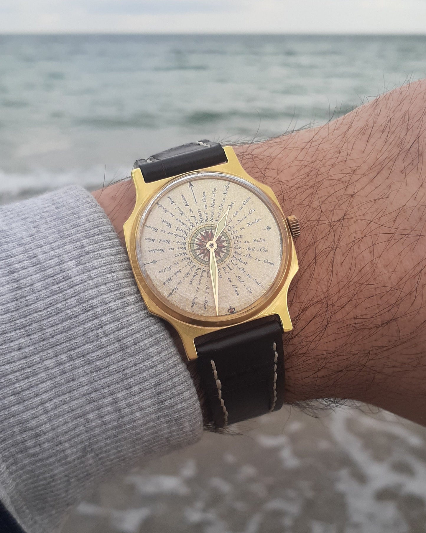 Soviet watch "Pobeda" - "Rose of the Winds" watch