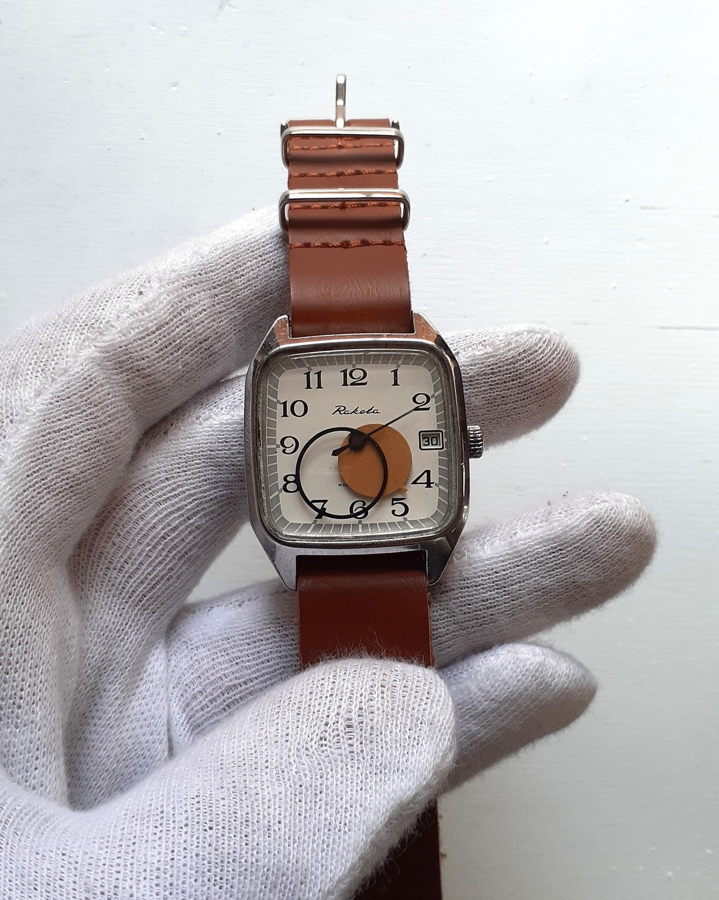Vintage Watch "Copernicus" , Sun and Moon watch, sun moon watch, round hands watch