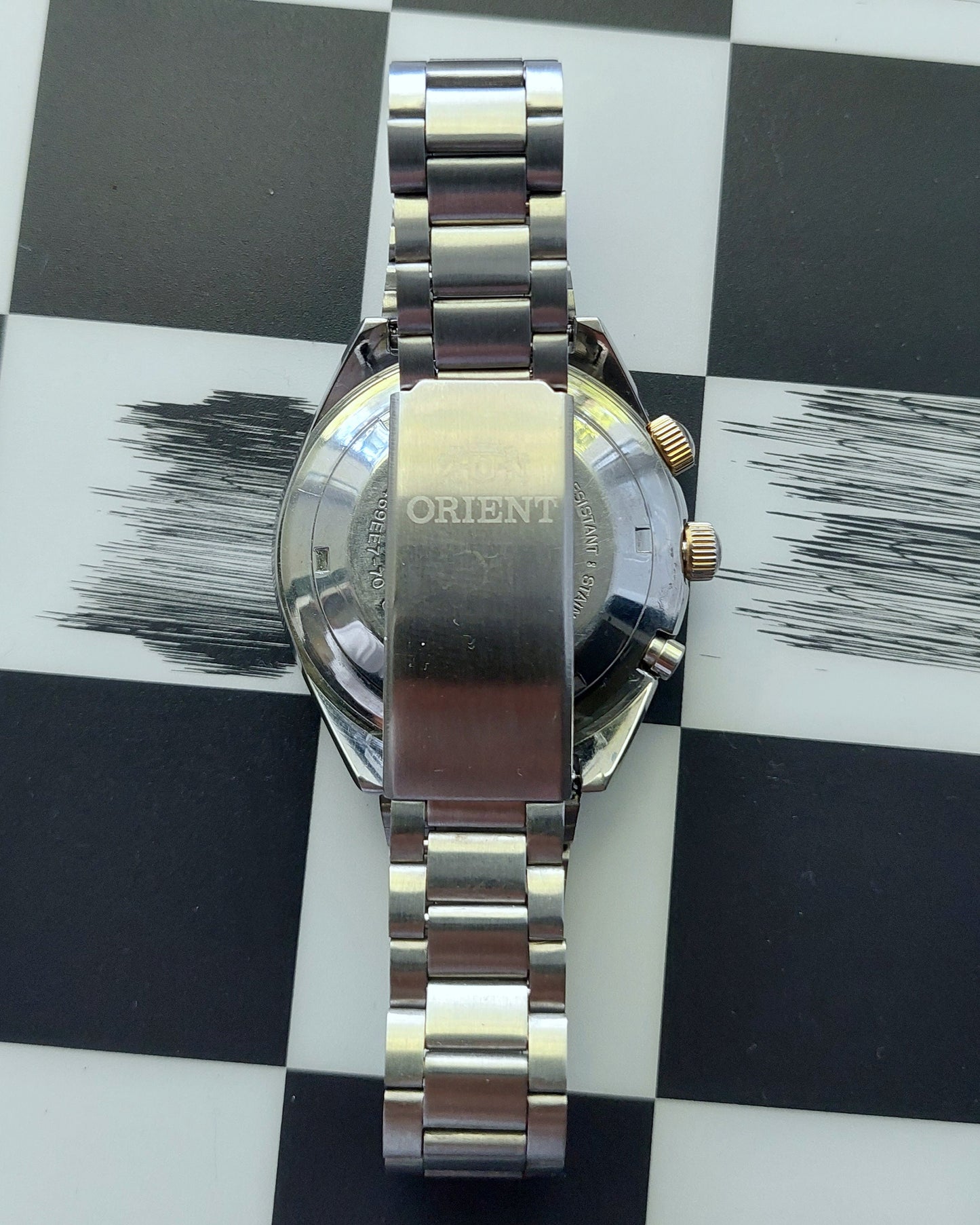 Vintage watch "Orient", gmt watch ,Japan watch ,Mens watch ,Mechanical watch, Orient Watch ,  Automatic watch