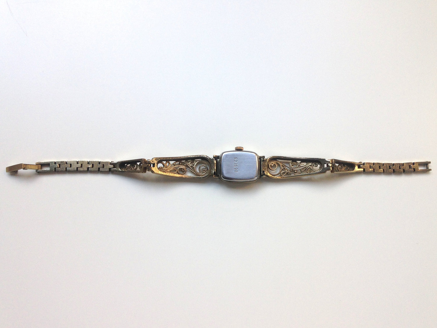 Soviet watch "Chaika" with beautiful bracelet , Vintage Watch ,Womens watch ,gold watch , Mechanical watch